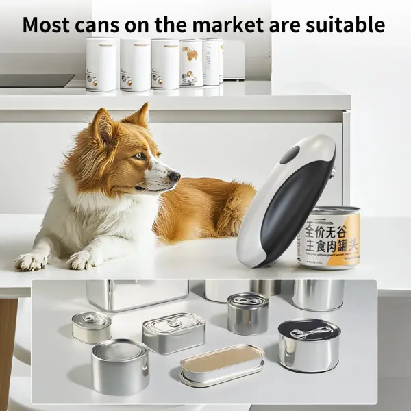 CLITON Cordless Electric Can Opener Ghana – One-Touch USB-C Rechargeable Can Opener