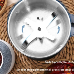 Large Stainless Steel Electric Grain Grinder – 220V UK Plug