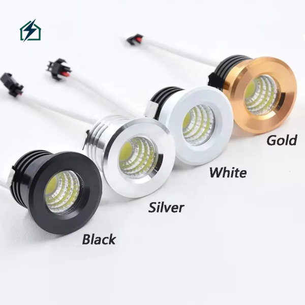 3W COB LED Recessed Cabinet Spotlight