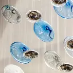 Designer Glass Ball LED Pendant Light – Modern Luxury Hanging Ceiling Light for Homes & Hotels in Ghana