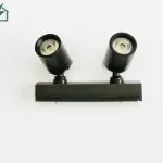 Double Head LED Track Spotlight – Adjustable Display & Shelf Lighting for Shops and Showrooms Ghana