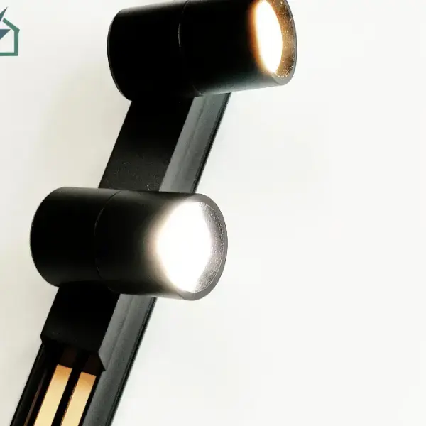 Double Head LED Track Spotlight – Adjustable Display & Shelf Lighting for Shops and Showrooms Ghana