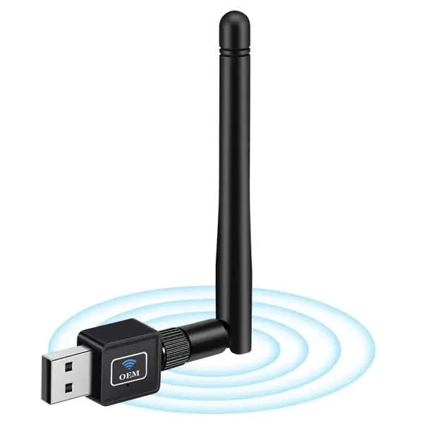 Dual Band USB WiFi Antenna 2.4GHz & 5GHz – Long Range High Gain Wireless Adapter for PC & Desktop Ghana