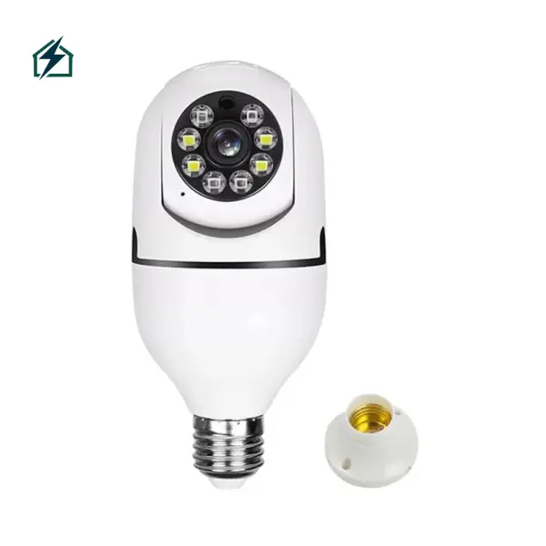 E27 WiFi Bulb Security Camera 360° – Smart Wireless CCTV Light Camera for Ghana Homes