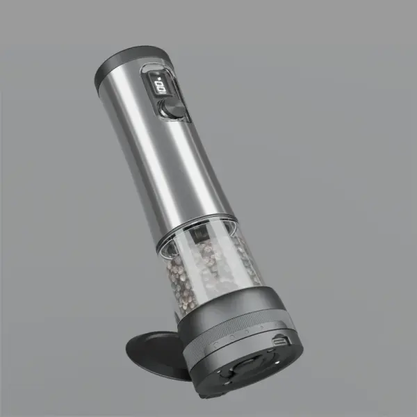 Electric Stainless Steel Grinder Set Ghana – Rechargeable Salt, Pepper & Spice Grinder