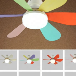 Socket Fan Light E27 with Remote – LED Ceiling Fan Bulb for Bedroom & Kitchen