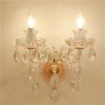 Golden Luster Crystal Wall Lamp (Model 355) – Luxury Wall Light