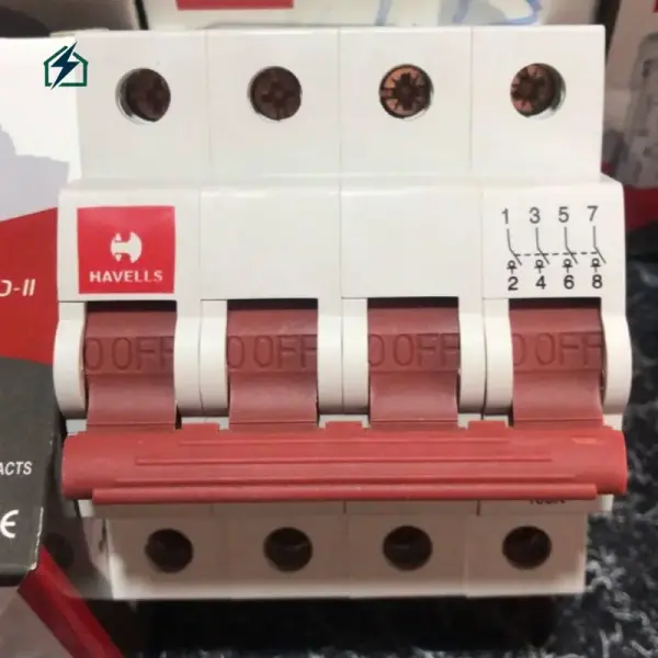Havells 4 Pole Circuit Breaker – Heavy Duty Industrial & Commercial Electrical Protection in Ghana
