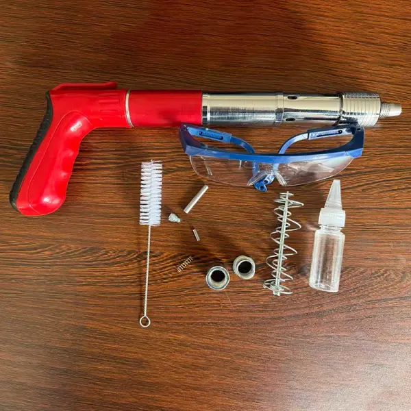 Heavy Duty Manual Nail Gun – Concrete, Wood & Metal Fastening Tool with Storage Case in Ghana