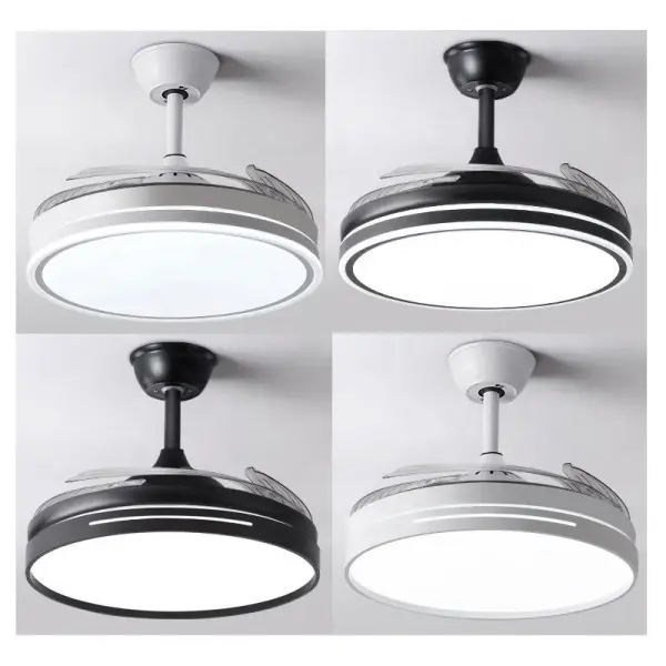 Kasotile 42-Inch Smart Retractable Ceiling Fan with LED Light Ghana