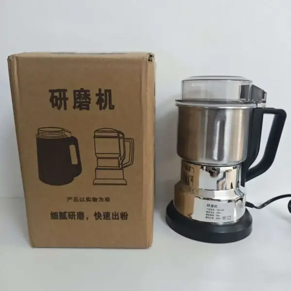 Large Stainless Steel Electric Grain Grinder Ghana – 220V UK Plug Dry Milling Machine