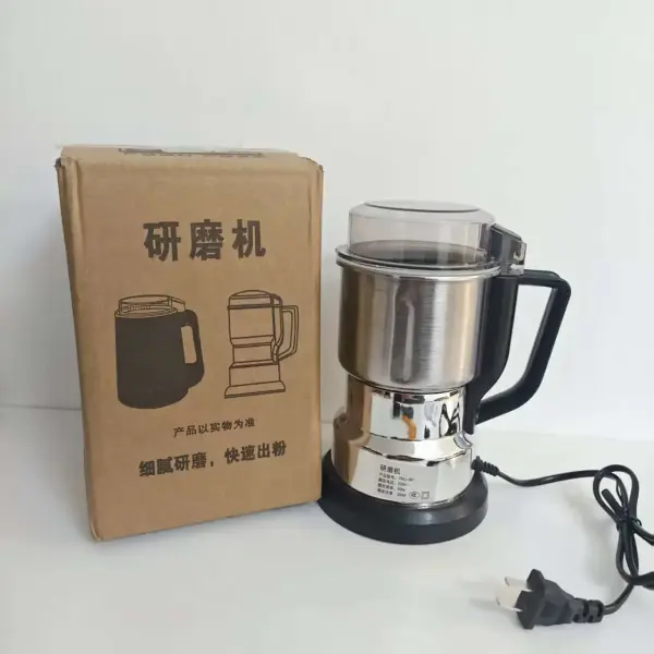 Large Stainless Steel Electric Grain Grinder Ghana – 220V UK Plug Dry Milling Machine