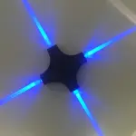 LED Cross Star Wall Light – Outdoor Waterproof Decorative Security Light for Homes & Buildings in Ghana