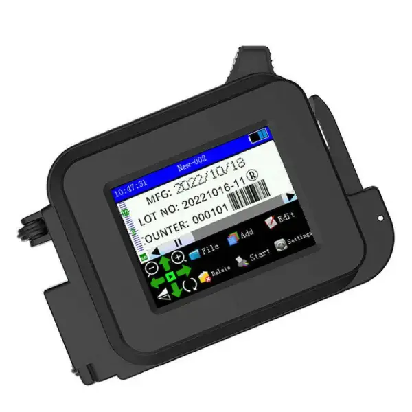 Mini Portable Handheld Inkjet Printer – Batch Code, Date, Expiry, Barcode & QR Code