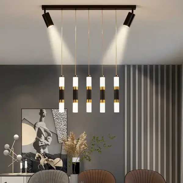 Modern Luxury LED Chandelier Pendant Light – Adjustable Hanging Ceiling Lamp for Living Room, Dining Room & Hotel Ghana
