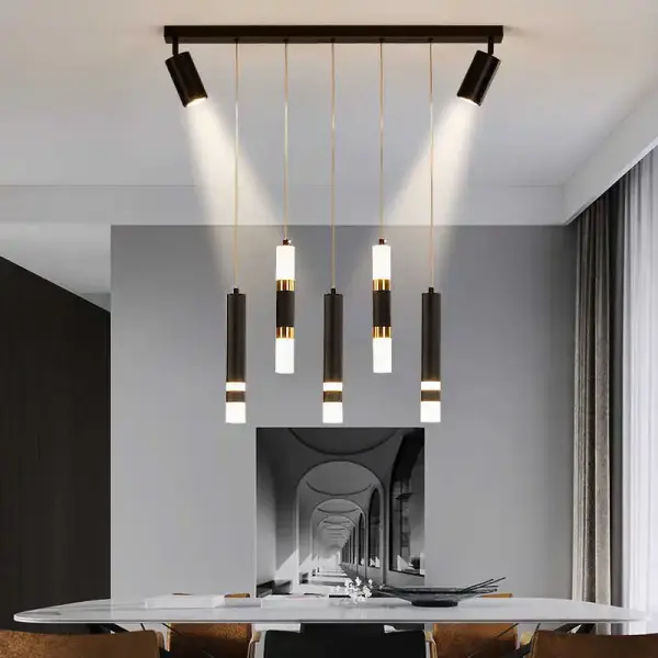 Modern Luxury LED Chandelier Pendant Light – Adjustable Hanging Ceiling Lamp for Living Room, Dining Room & Hotel Ghana