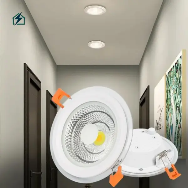 New Arrival Modern COB LED Glass Panel Downlight for Homes & Offices in Ghana