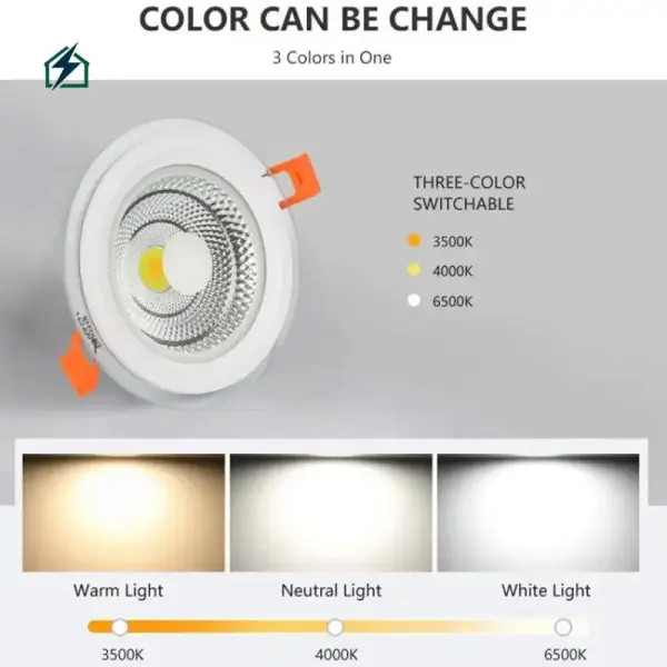 New Arrival Modern COB LED Glass Panel Downlight for Homes & Offices in Ghana