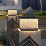 Outdoor Modern Solar LED Gate Pillar Light – Waterproof IP65 for Homes & Offices in Ghana