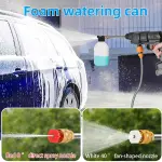 Portable 21V Cordless High-Pressure Car Washer with Foam Gun