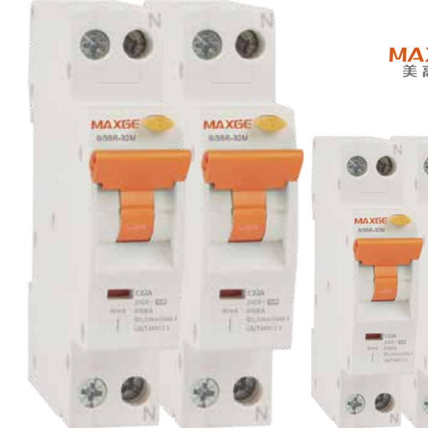 MAXGE 1P+N RCBO Circuit Breaker (6A–32A, 4.5/6kA) – Earth Leakage Protection Ghana