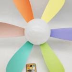 Socket Fan Light E27 with Remote – LED Ceiling Fan Bulb for Bedroom & Kitchen