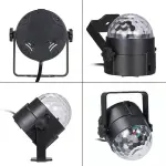 RGB Crystal Magic Ball LED Projection Light – Sound Activated DJ & Party Light