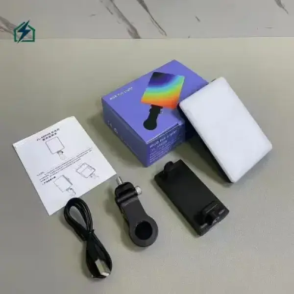 RGB LED Portable Clip Fill Light VL-60BI – Video Call, TikTok & Content Creator Light Ghana
