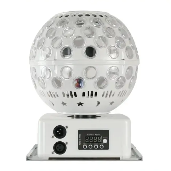 RGB Rotating Crystal Magic Ball Laser Light with Sound & DMX512