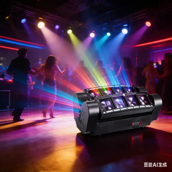 RGBW LED Stage Light with 0–100% Smooth Dimming & DMX512