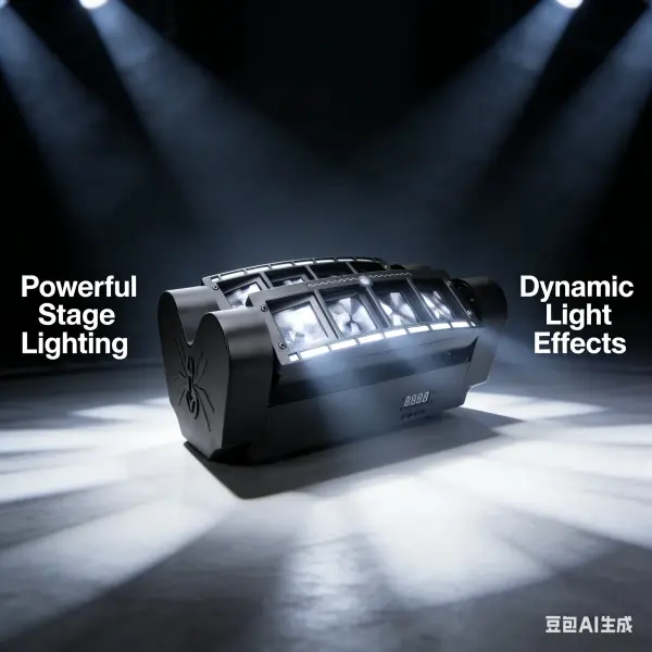 RGBW LED Stage Light with 0–100% Smooth Dimming & DMX512