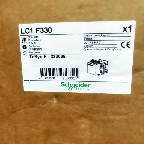 Schneider LC1F330 400A Contactor – Heavy-Duty Industrial Motor & Electrical Control