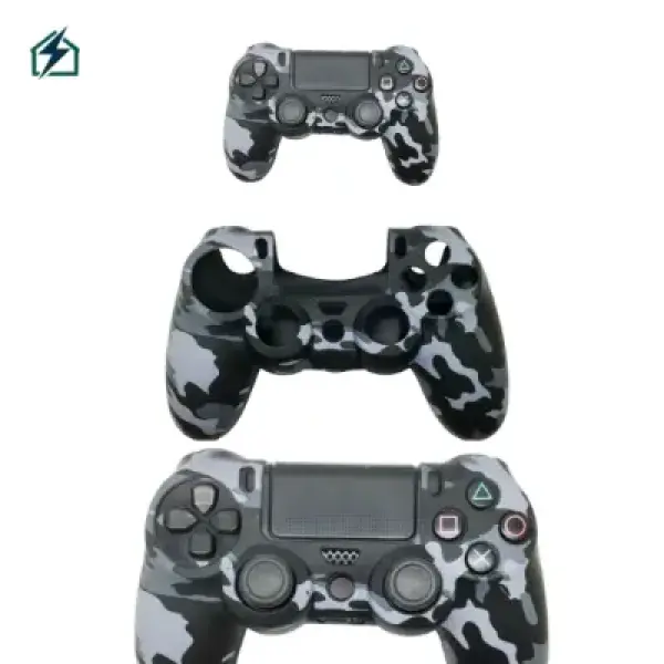 Silicone Back Case Camo Matte Housing Shell for PS4 & PS4 Pro Controller Ghana