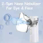 Smart Portable Ultrasonic Nebulizer – Handheld USB Rechargeable Atomizer with App Control