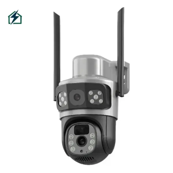 Solar 4G PTZ Security Camera – Wireless Outdoor 360° CCTV Camera with SIM Support for Homes & Farms in Ghana