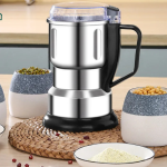 Large Stainless Steel Electric Grain Grinder – 220V UK Plug