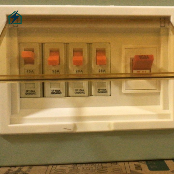 4 Way Metal Distribution Box – IP54 Electrical Control Box