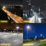 SUIMING 200W Solar LED Street Light – Motion Sensor Outdoor Security Light with Remote Control