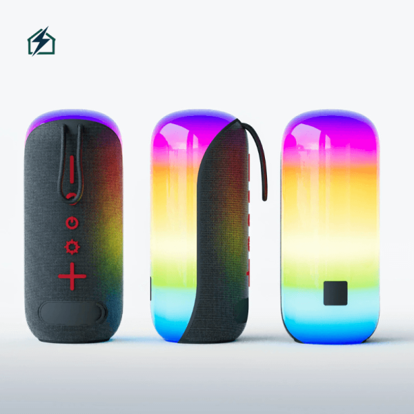 Portable Wireless Bluetooth Speaker with RGB LED Lights