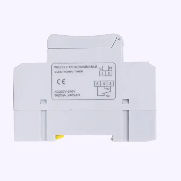 THC15A DIN Rail Digital Timer Switch – 7-Day Weekly Programmable 16A Automatic Time Controller