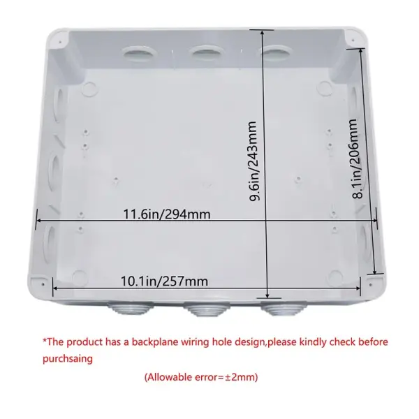 Waterproof Junction Box IP66 – Heavy Duty Outdoor Electrical Cable Junction Box Ghana