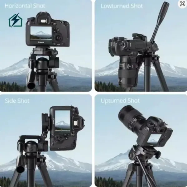 YUNTENG VCT-668 RM Aluminum Camera Tripod Ghana – Professional Tripod for Photography & Video Recording