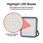 100W COB LED Floodlight – IP66 Waterproof High Bright Outdoor Security Light for Ghana