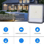 100W COB LED Floodlight – IP66 Waterproof High Bright Outdoor Security Light for Ghana