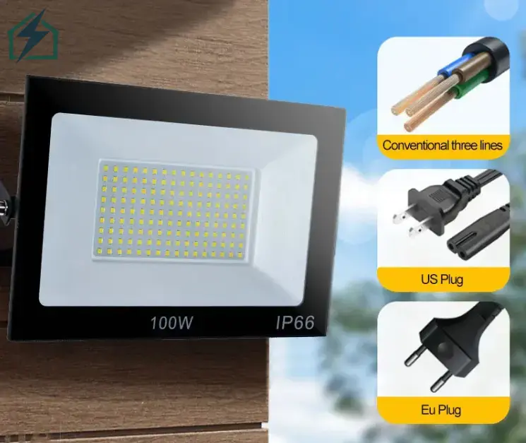 100W LED Flood Light IP66 Waterproof – Outdoor Security Light Ghana (2)