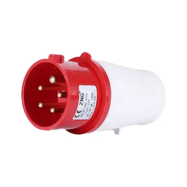 16A 3 Phase Industrial Plug – 5 Pin 400V IP44 for Factories & Workshops in Ghana (6)
