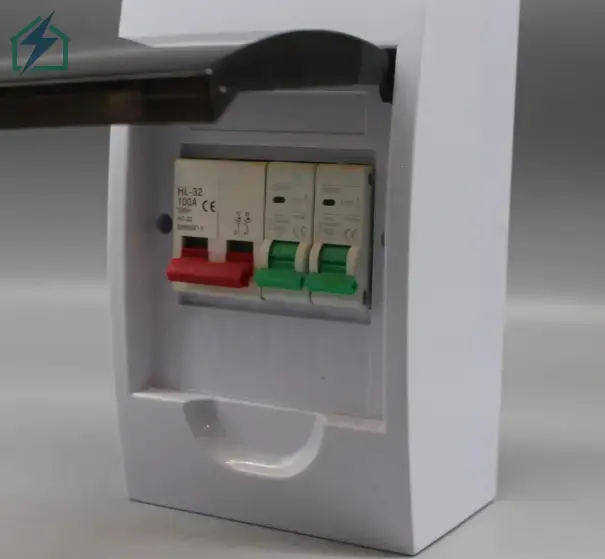 2 Way Outdoor ABS Distribution Box IP40 – Circuit Breaker Power Box Ghana (3)