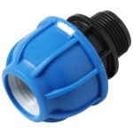 2.5 Inch HDPE Male Thread Adaptor (75mm) – Heavy Duty Compression Pipe Fitting for Water Supply & Irrigation Ghana
