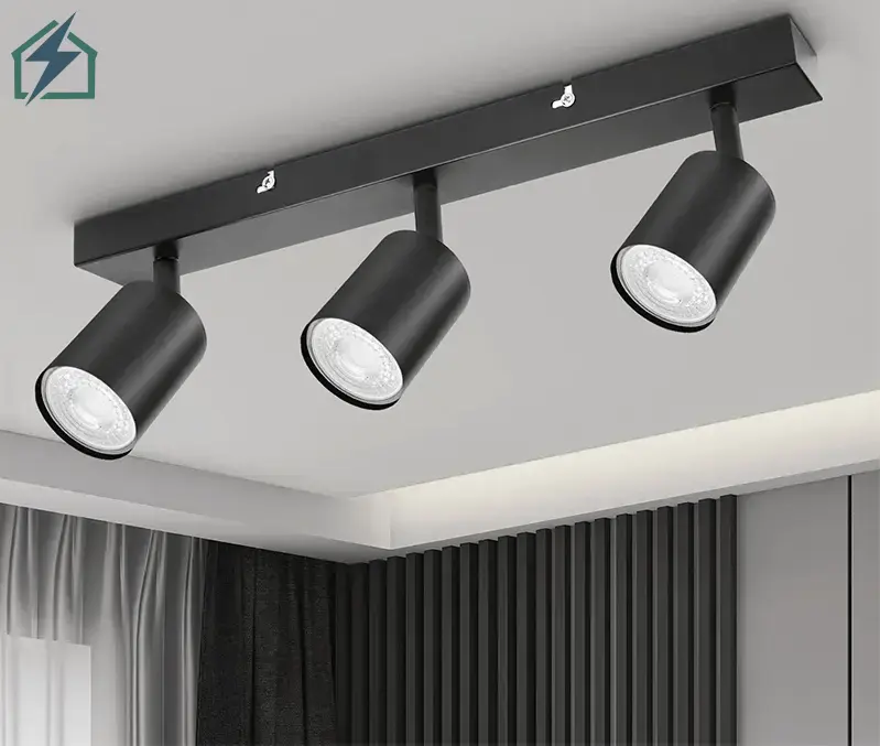 3 Way Ceiling Spot Light Bar – Adjustable Modern GU10 LED Ceiling Spotlight for Homes & Offices Ghana (1)