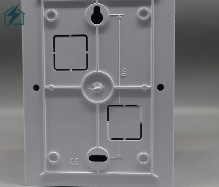 4 Way RCCB Outdoor Distribution Box ABS Weatherproof Main Switch Box Ghana (2)